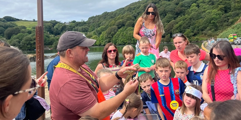 Lough Hyne Touch Tank Event 2026 (Image: Lough Hyne Research Group, UCC)