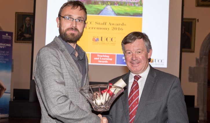 Dr Tom Reed - UCC Early Stage Researcher of the Year