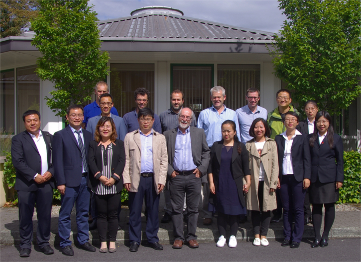 Visiting academics from the Inner Mongolia University for the Nationalities (IMUN), China