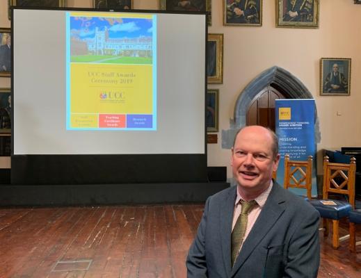 Dr Pat Meere wins UCC Leadership Award