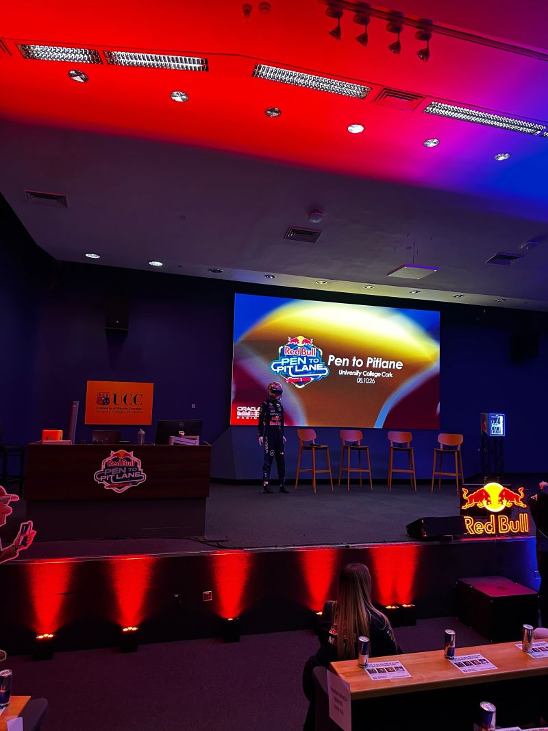Red Bull visit University College Cork and host careers lecture for Engineering Students. 
