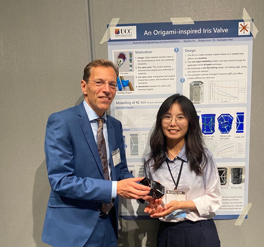 SOE PhD Student Siyan Ye wins ASME SMRDC 2023 Award