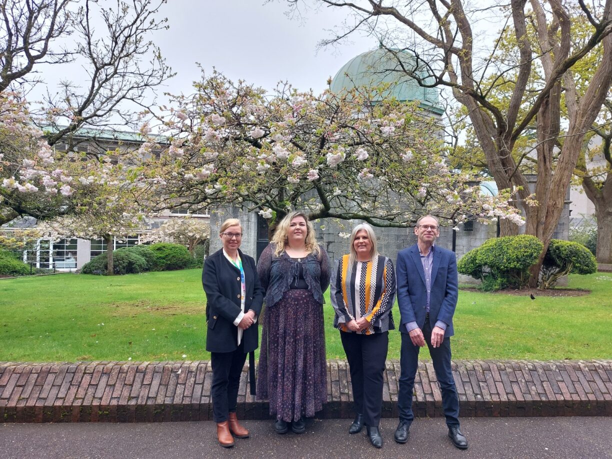 Photo l to r: Dr Sarah O'Connell, College of SEFS, Catherine O'Callaghan; Naoimh Frawley, Cork Chamber; Dr Richard Kavanagh, School of Engineering and Architecture