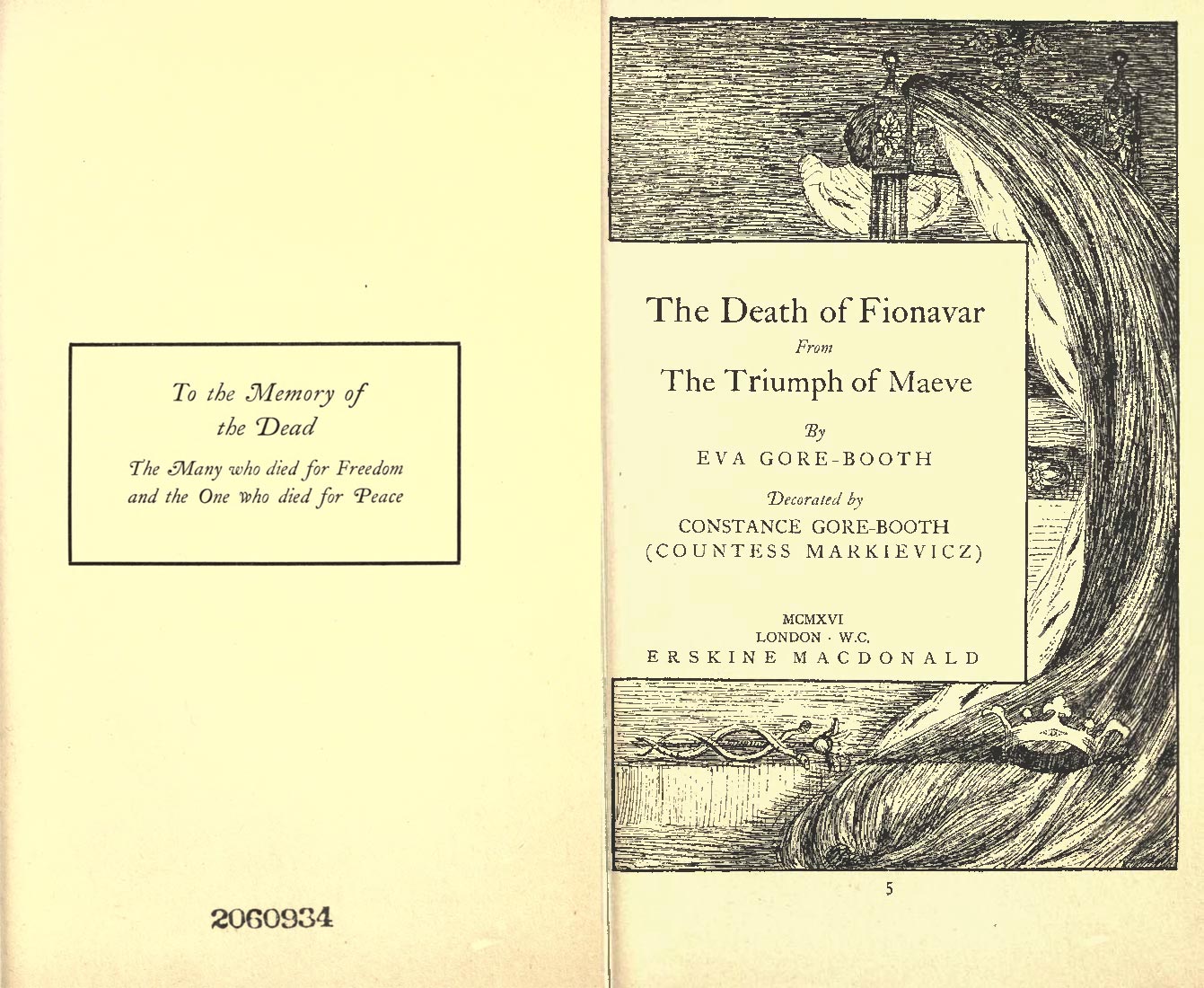 Inspired performance of Eva Gore-Booth's 1916 play 'The Death of Fionavar' features on RTÉ's Century Ireland