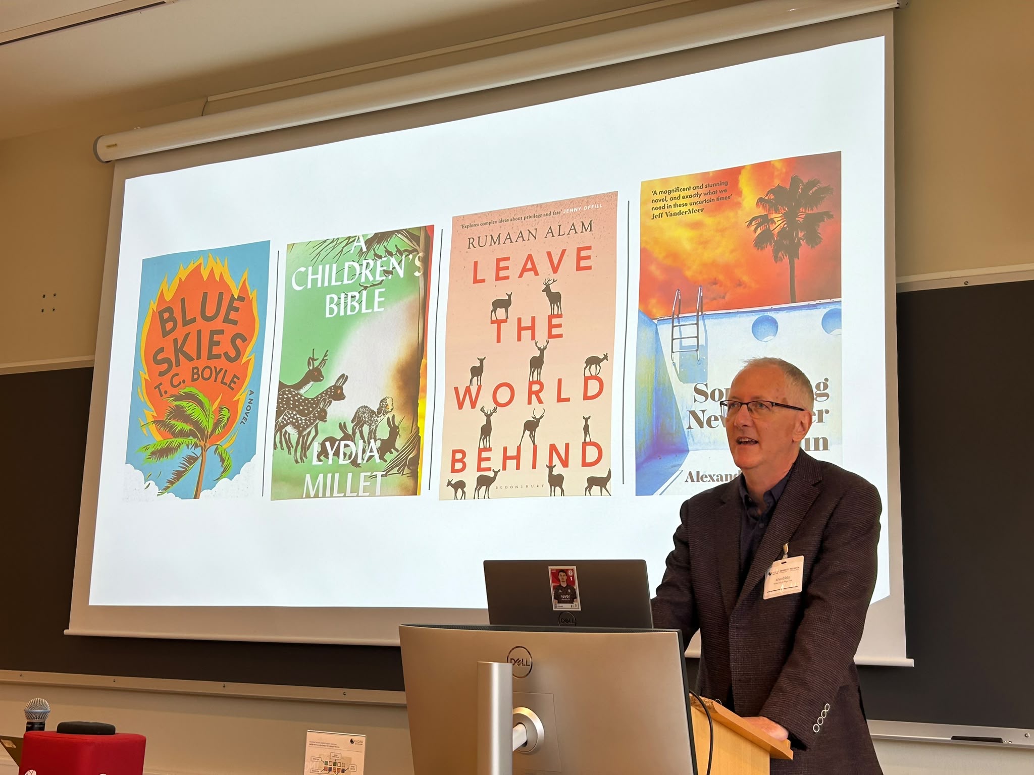 Dr Alan Gibbs delivers a keynote address, &lsquo;Climate Change and the American Naturalist Novel&rsquo;, at the &lsquo;Nature in American Literary Naturalism&rsquo; symposium