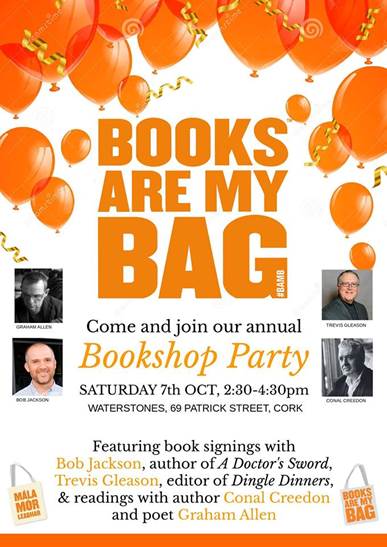 Conal Creedon and Graham Allen Reading for 'Books Are My Bag'