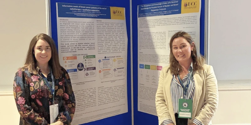 From left: Theresa O'Donovan and Kathryn O'Sullivan at the Annual Scientific Meeting 2026 in Belfast
