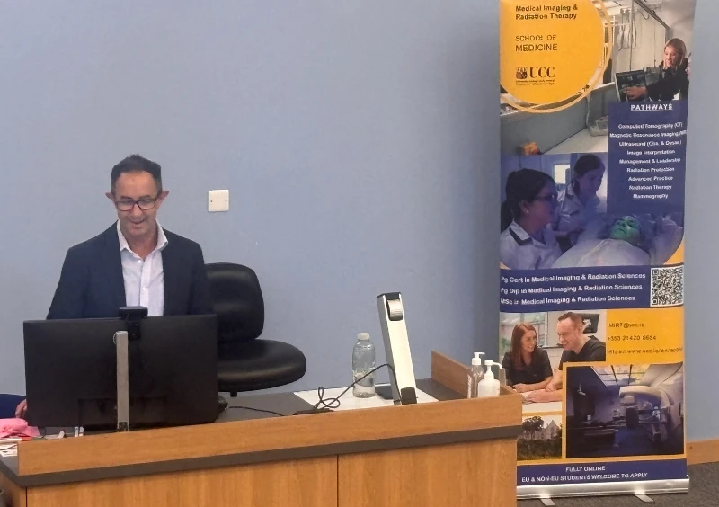 Damon Andrews, Clinical Specialist Radiographer in Interventional Radiology at Cork University Hospital, September 2026 Damon Andrews, Clinical Specialist Radiographer in Interventional Radiology at Cork University Hospital, September 2026