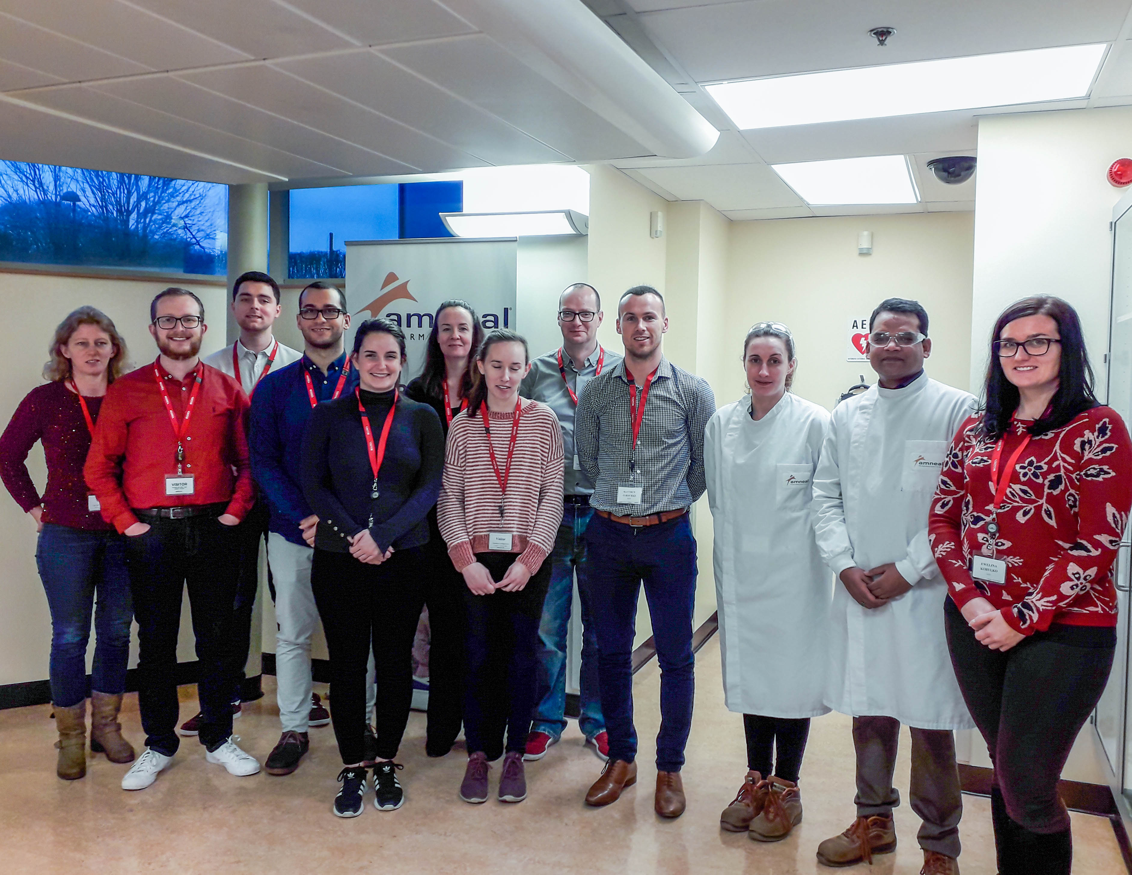 MSc in Pharmaceutical Technology & Quality Systems visit Amneal  Ireland Ltd.