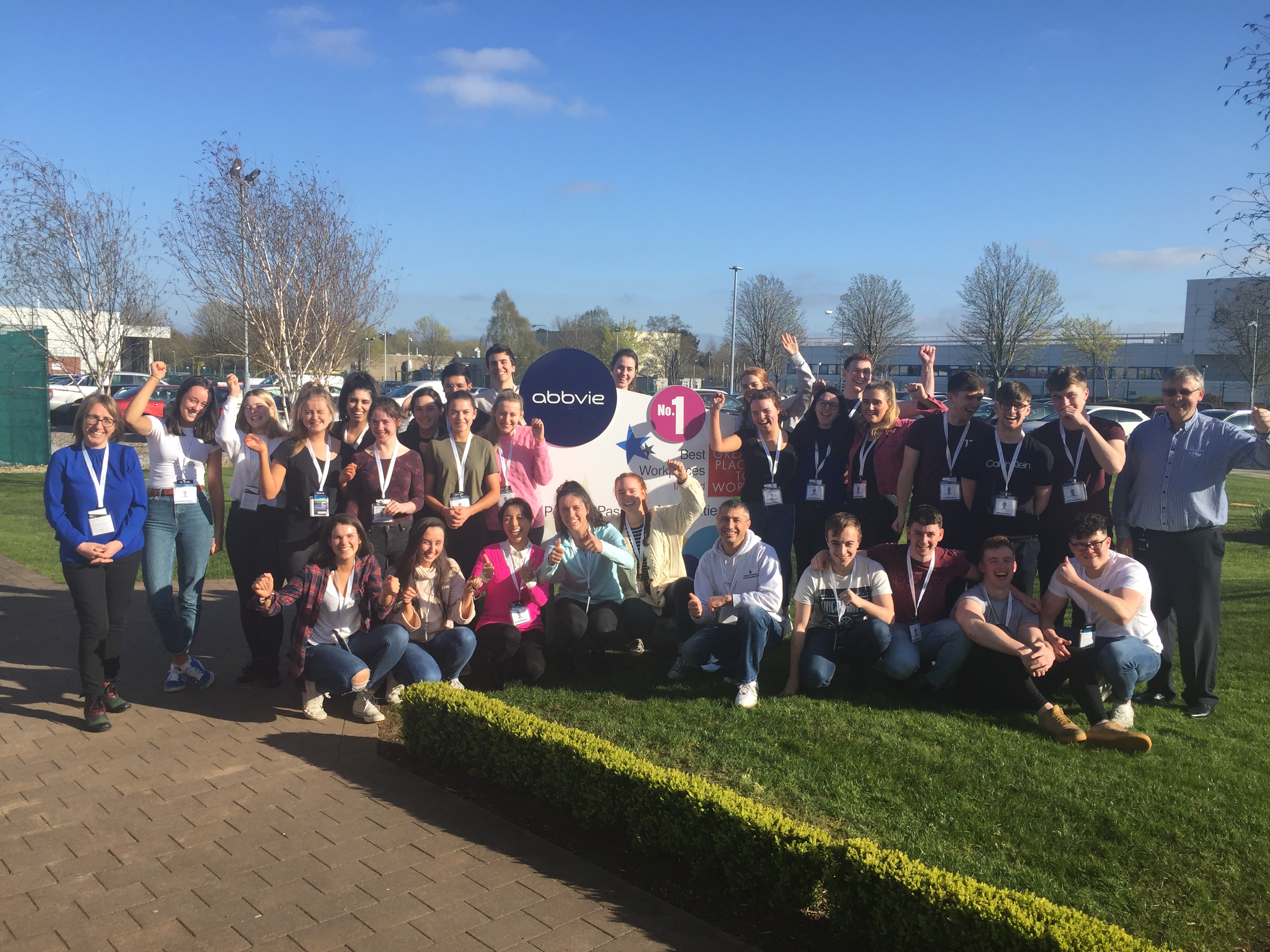 Second Year Pharmacy Students visit Abbvie’s Solid Oral Dosage Facility, Cork