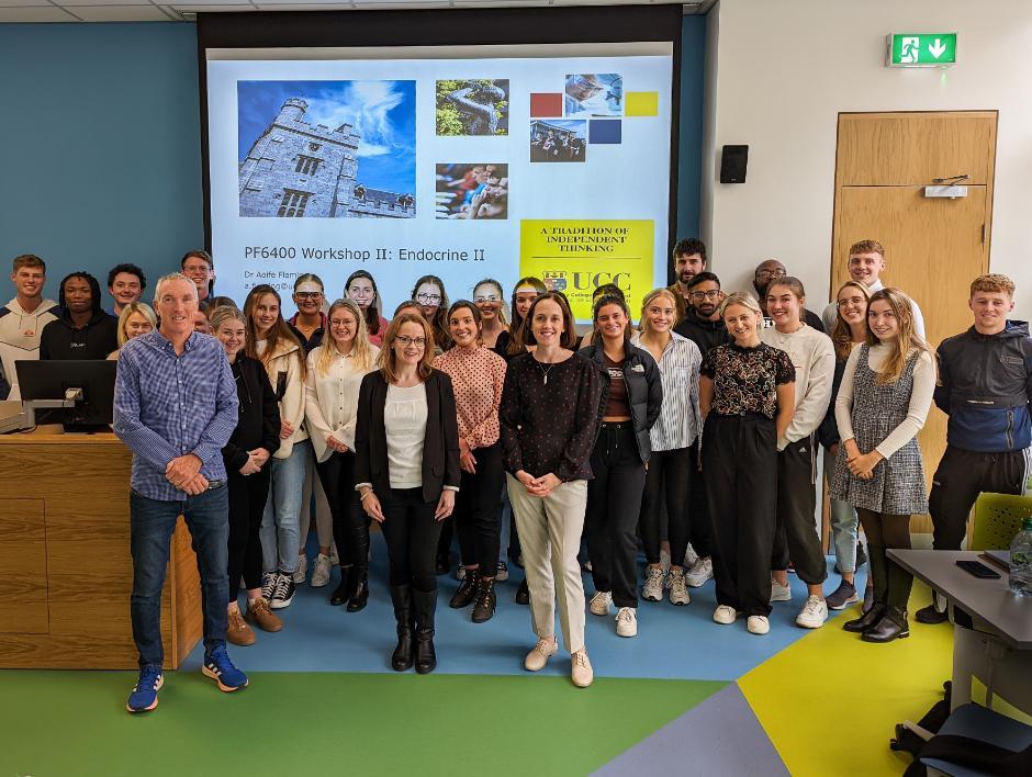 We were delighted to welcome Ms Orla Duane from Diabetes Ireland to the School of Pharmacy on 21st Sept to speak to our MPharm students about living with diabetes.