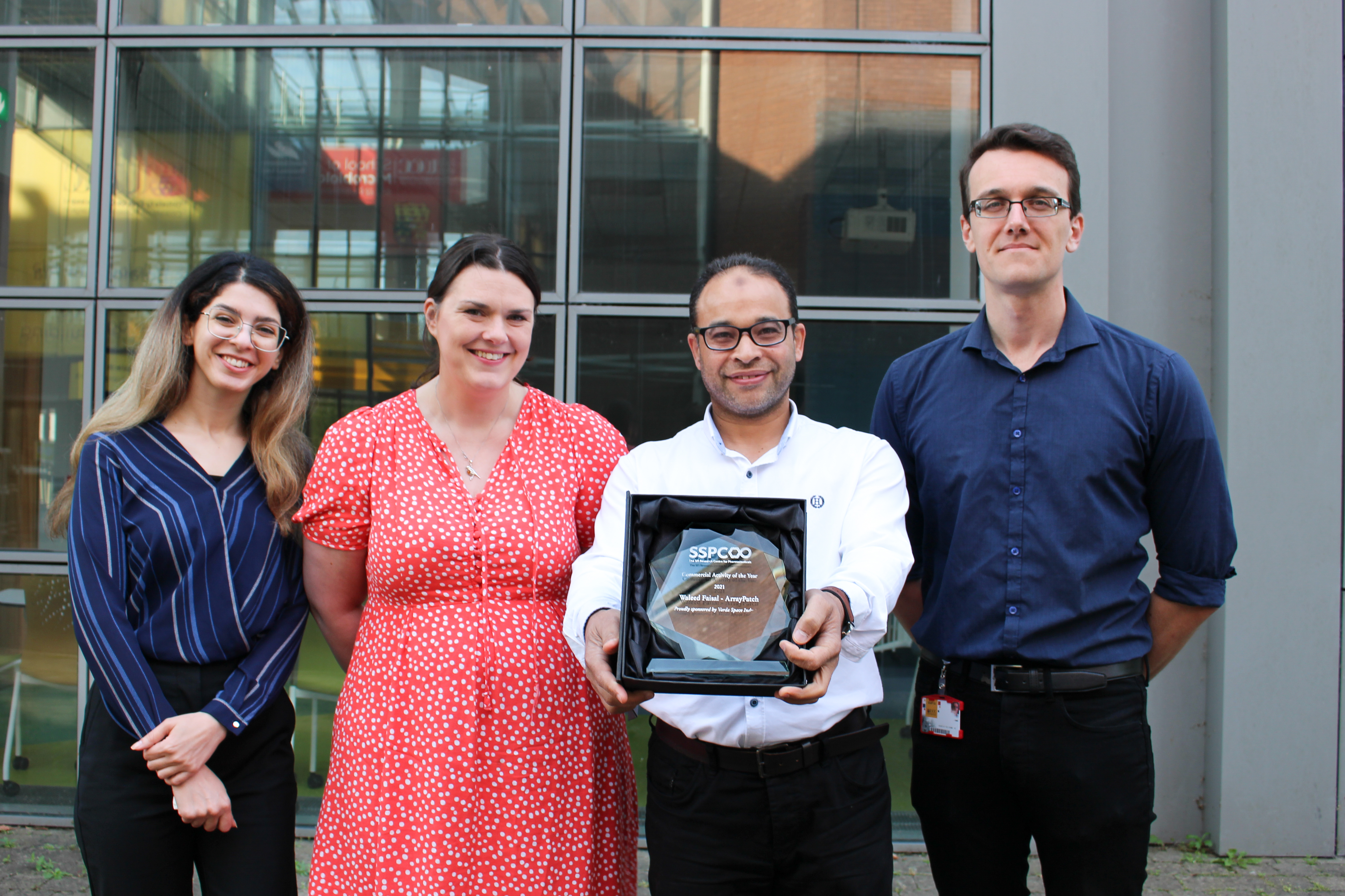 Dr Waleed Faisal and his team win SSPC Commercial Activity of the Year Award