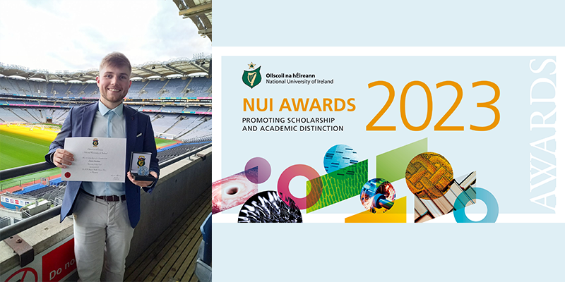 MPharm’s Dan Beechinor awarded the NUI 2023 HH Steward Health Sciences Prize in Pharmacy