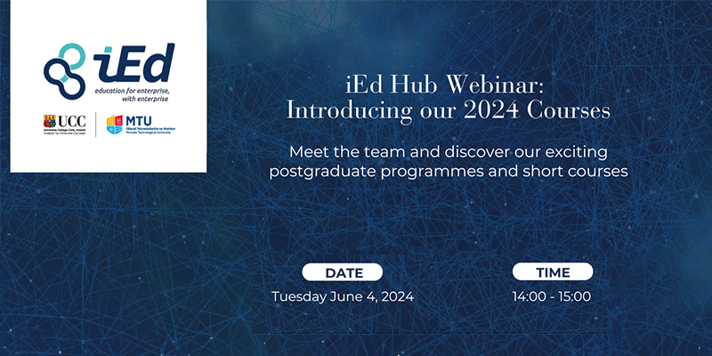 iEd Hub Autumn Programme Webinar June 4th 2-3pm - Pharmacy Programmes 