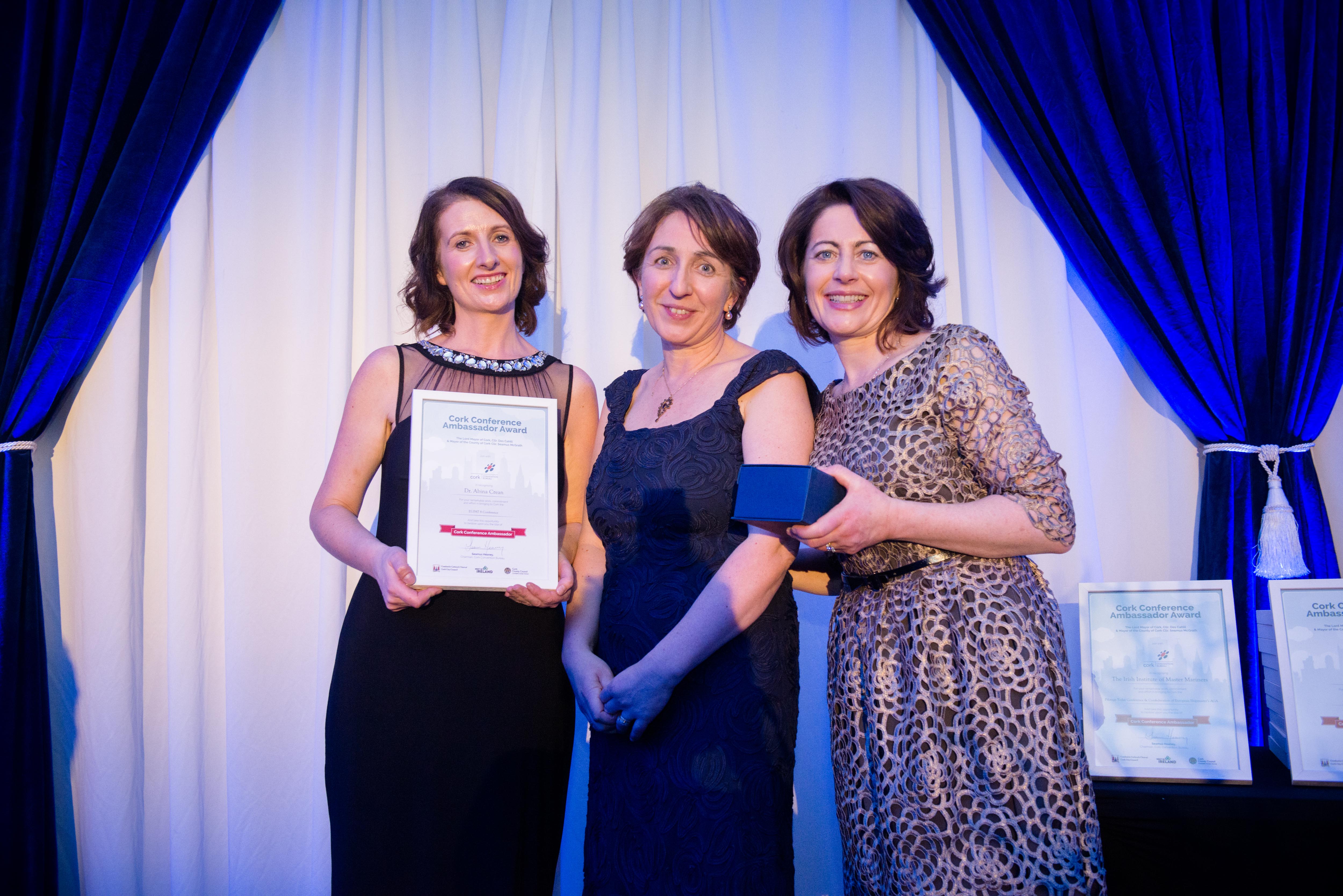 Congratulations to Cork Conference Ambassadors’ Awardee, Dr. Abina Crean!