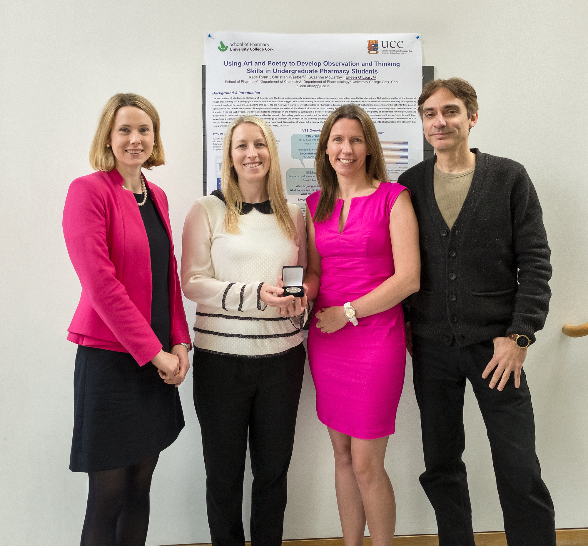 School of Pharmacy team receives award for their study on the use of art-based teaching strategies
