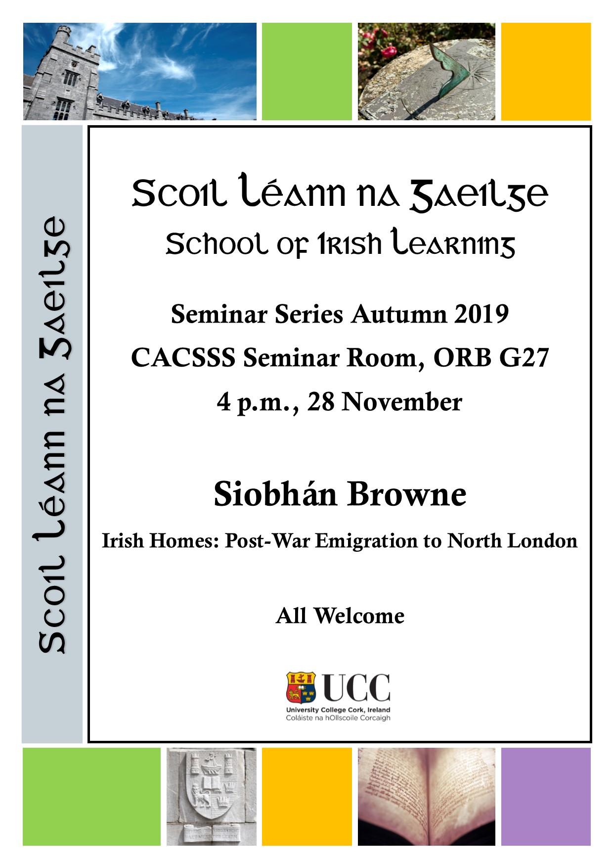 School of Irish Learning Seminar Series