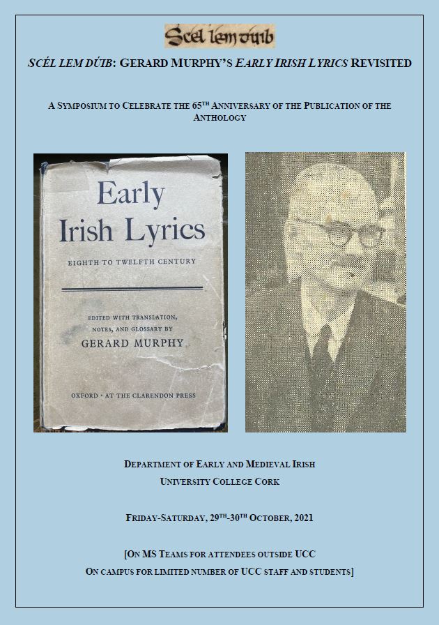 Early Irish Lyrics Symposium
