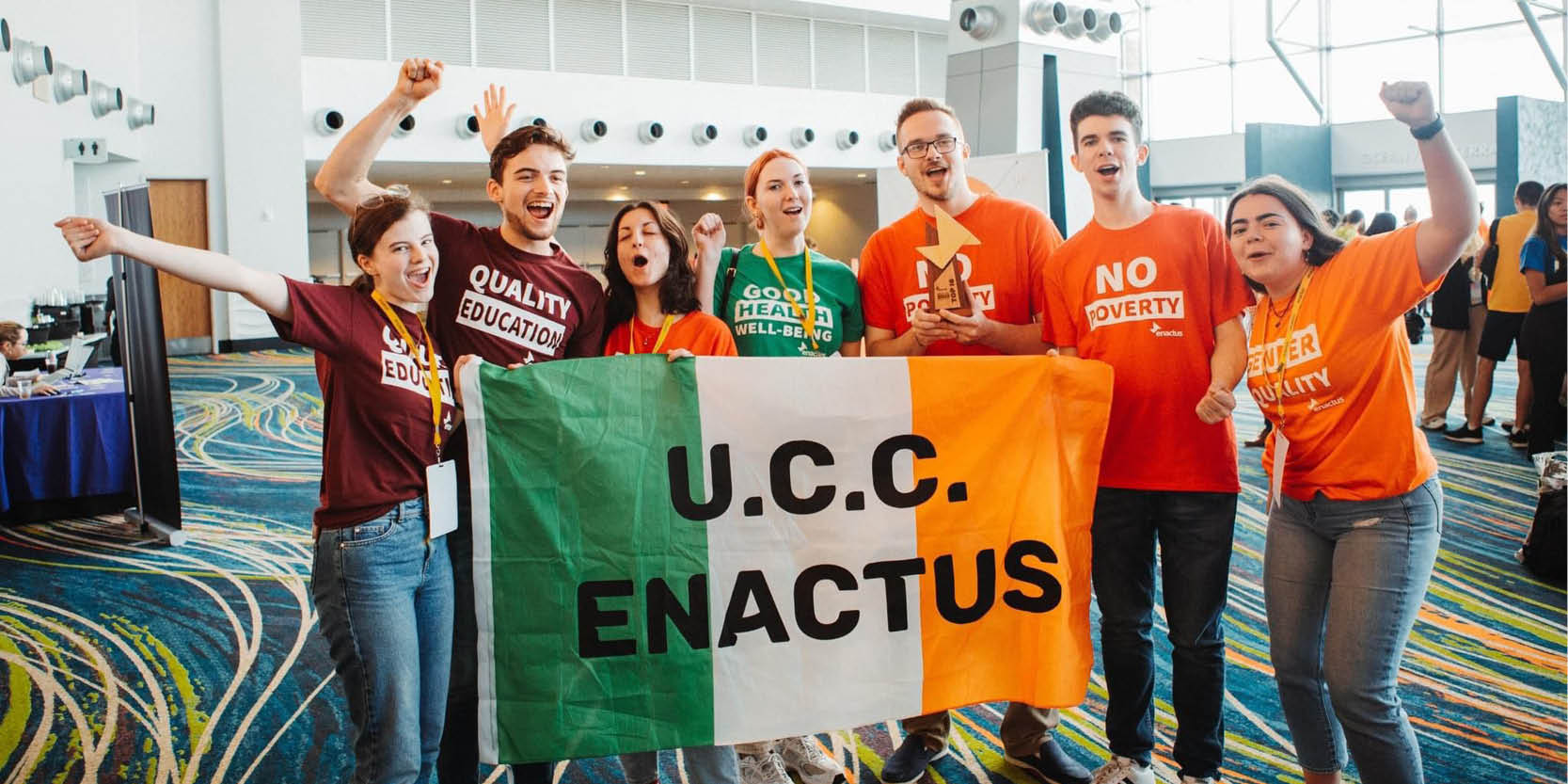 UCC STEM students represent Ireland at Enactus World Cup 