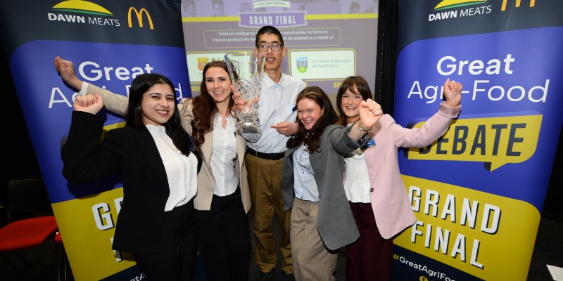 UCC claims top honours at Great Agri-Food Debate