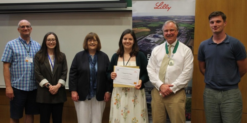 Best overall poster winner Janine Boertjes, UCC.