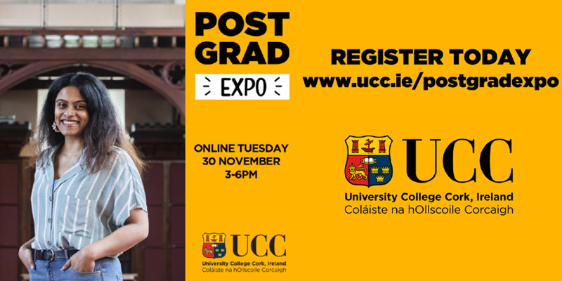 Find a STEM postgraduate course at UCC