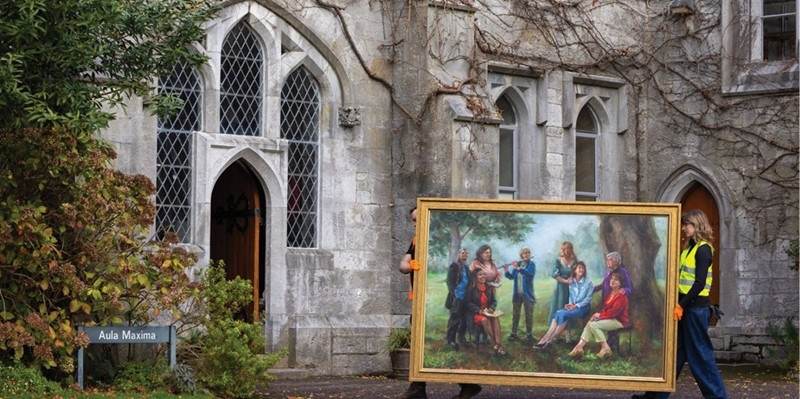 The Aula Maxima at UCC Proudly Unveils New Portraits of Munster Women