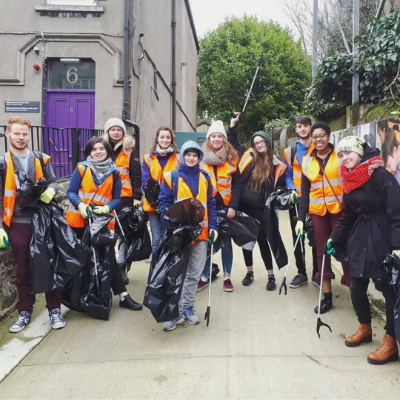 UCC students and residents come together for street clean 