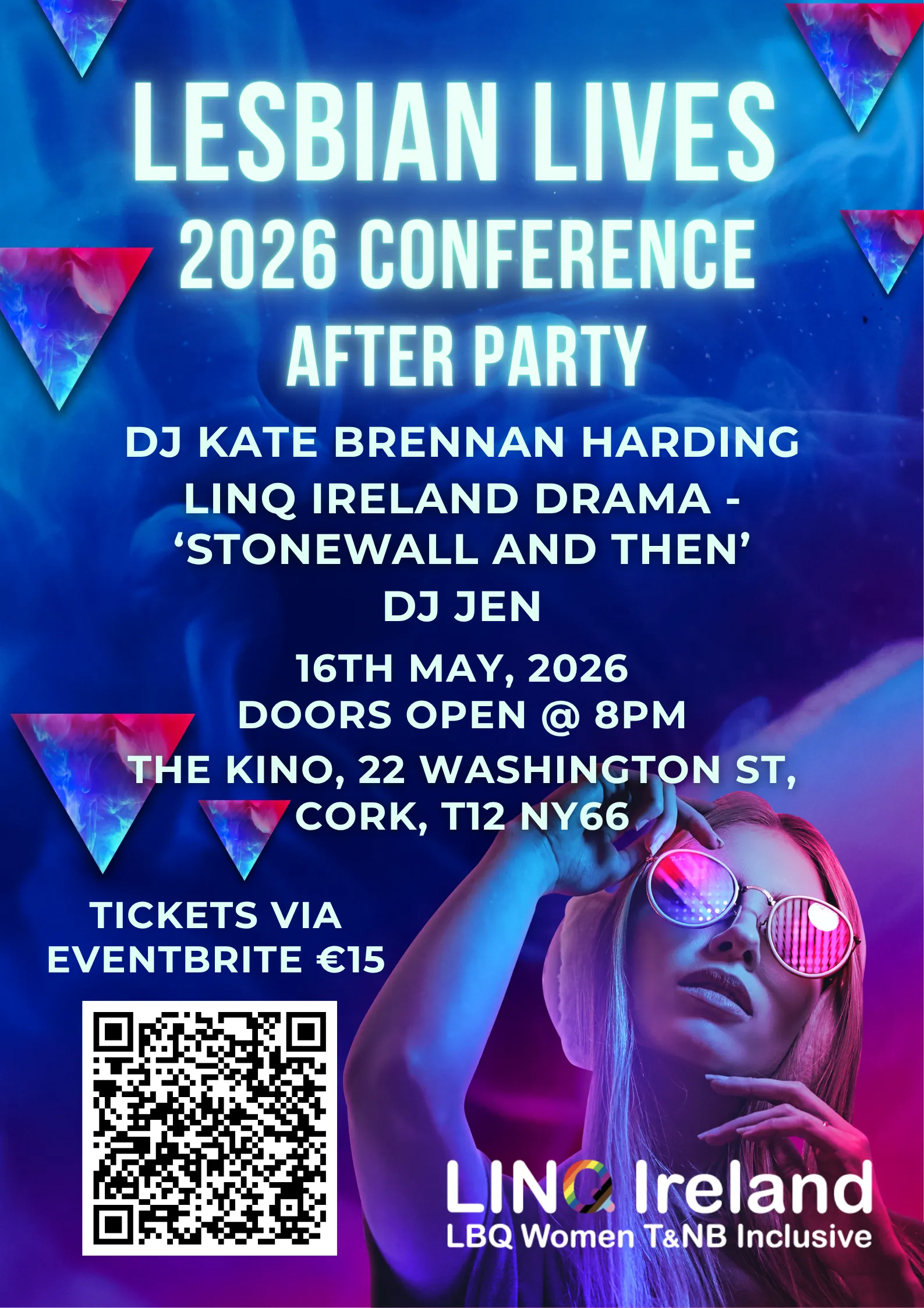 Lesbian Lives Social Poster - Saturday
