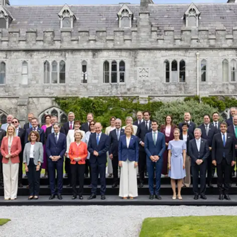 Members of the Irish Government and College of European Commissioners