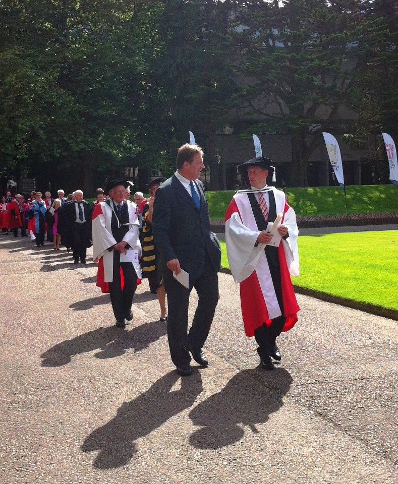 Dr Ronan O'Gara, Degree of Doctor of Arts