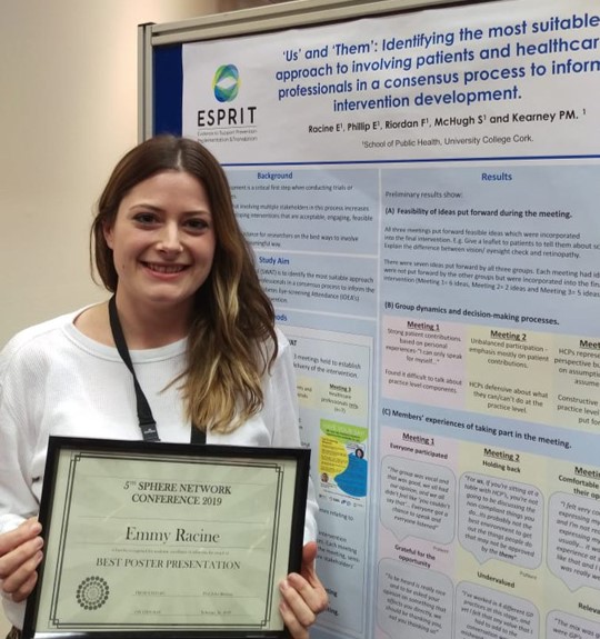 IDEAs researcher wins best poster prize