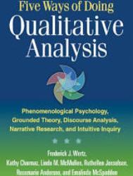 Five ways of doing qualitative analysis:  book cover