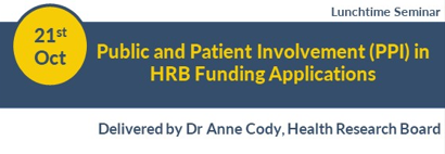 Upcoming Event: PPI in HRB Funding Applications