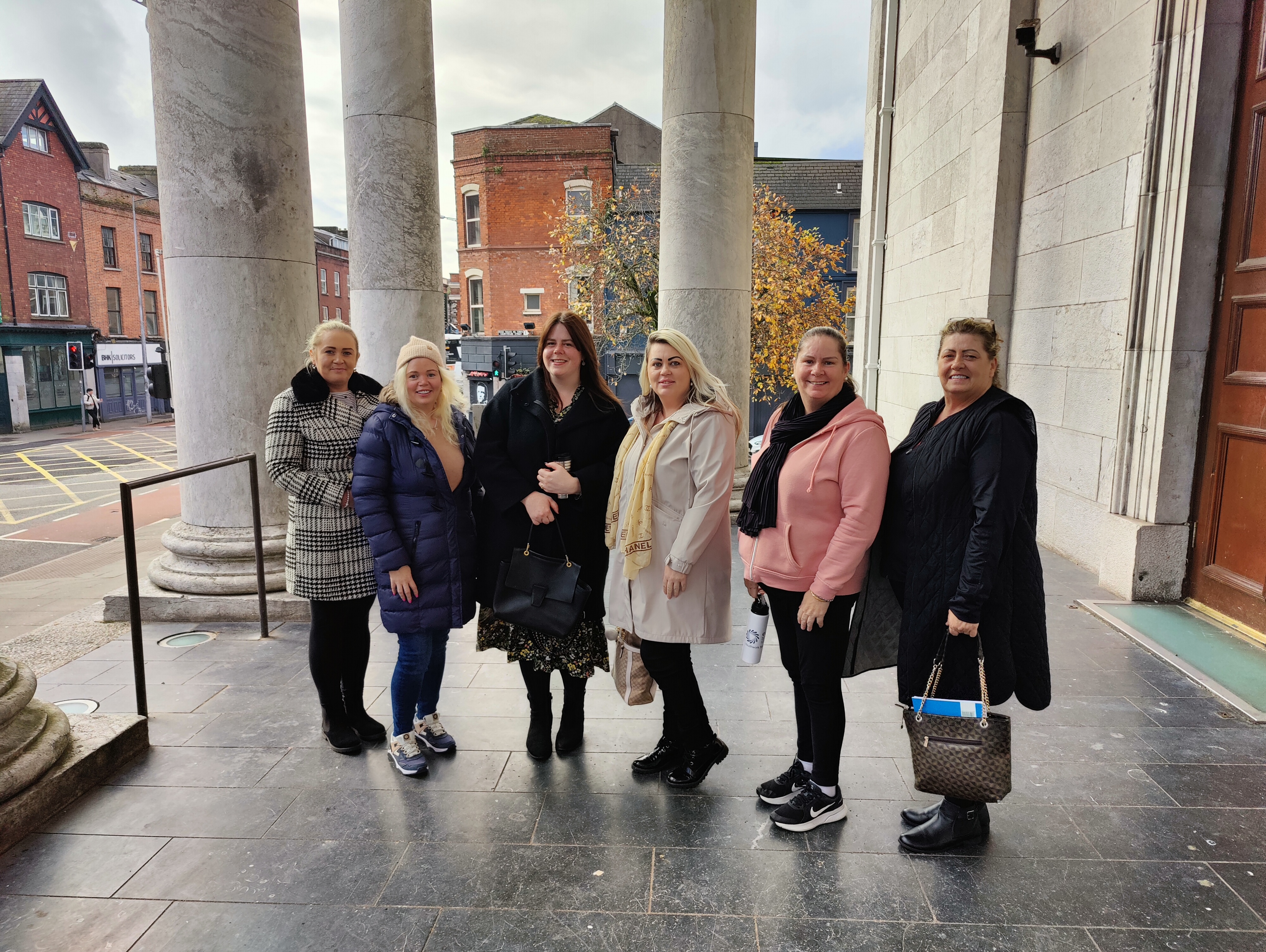 The Traveller Court Support Initiative Project staff visit the Washington St Courthouse.