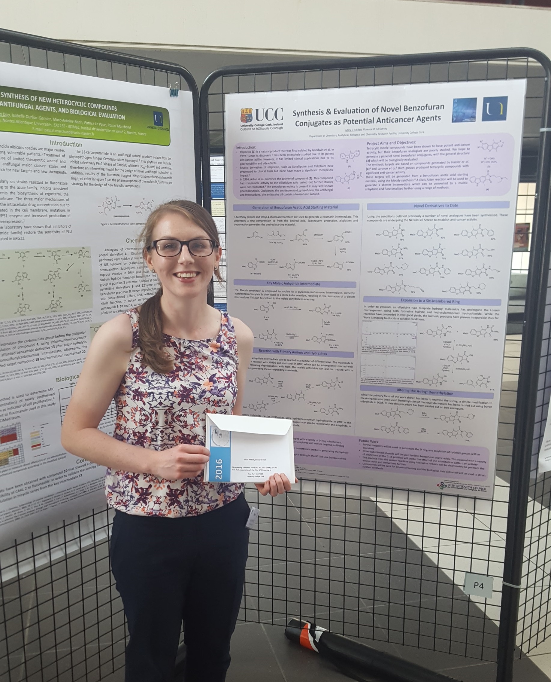 UCC PhD student wins best Flash Presentation at the GP2A in France