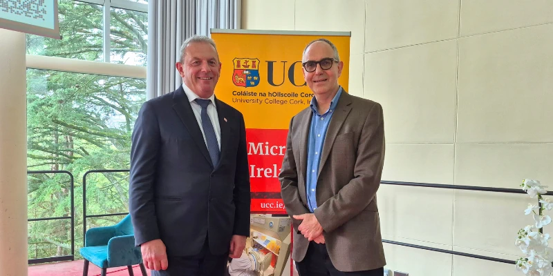 L to R: Prof. Paul Ross (APC Director) & Prof. Michael N. Sack (CRF-UCC Director)