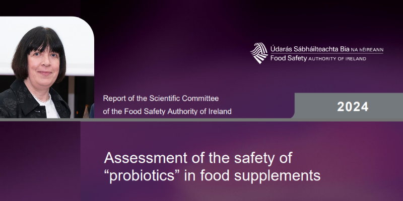 Report on the safety assessment of Probiotics in food supplements published by FSAI in collaboration with APC researcher