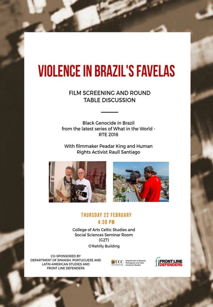 Violence in Brazil Favelas SPLAS event