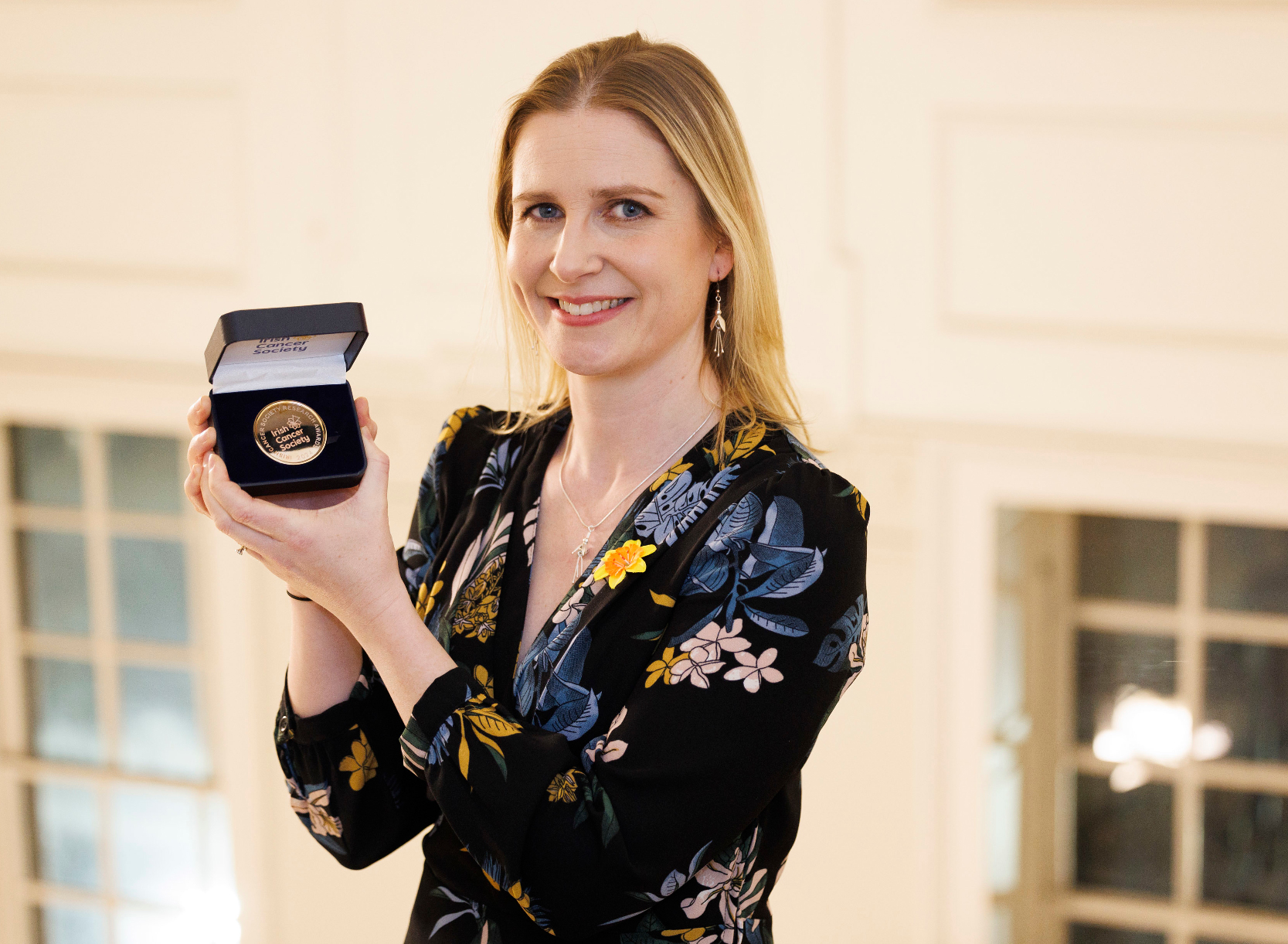 Dr Erin Connolly with Irish Cancer Society Research Awards