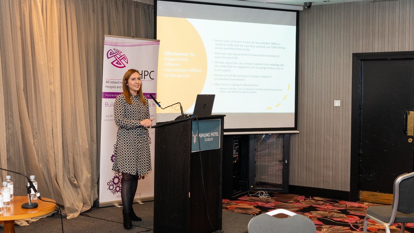 Dr. Siobhán Fox contributes to Palliative Care Research Network Symposium (December 2023)