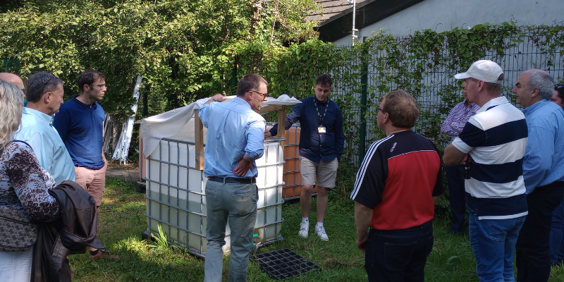 Dairy farmers visit UCC to see the possibilities of duckweed