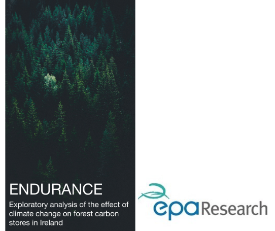 Logo for endurance project with EPA research logo. Endurance logo is of a green conifer forest Logo for endurance project with EPA research logo. Endurance logo is of a green conifer forest