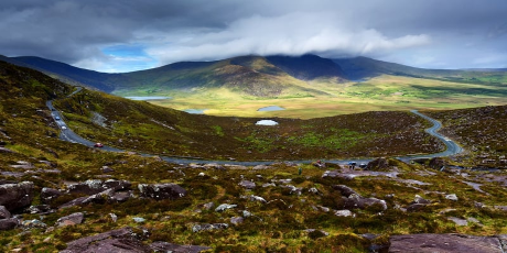 Conor Pass, Co Kerry: 'Thousands of years of heavy grazing and erosion have exposed rocks and forced retreat of the vegetation onto patches of ever-thinning soils.' Photo: Getty Images