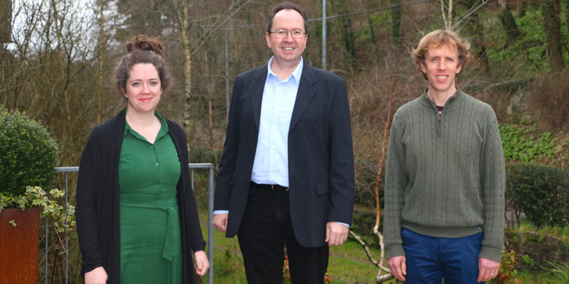 Photo (L-R): Professor Hannah Daly, Professor Brian Ó Gallachóir and Dr Fionn Rogan from UCC's energy modeling team.