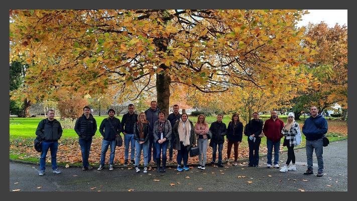 Diploma in Food Science and Technology class, year 2,  on a recent visit to UCC