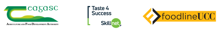 Teagasc, Taste 4 Success Skillnet and foodlineUCC Logo