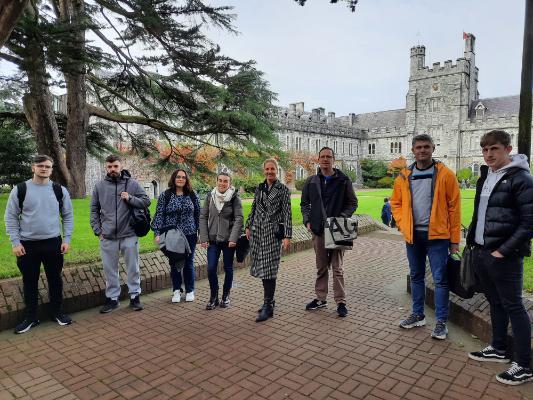 A group of students from the Diploma in Food Science and Technology year 1 class on campus recently.