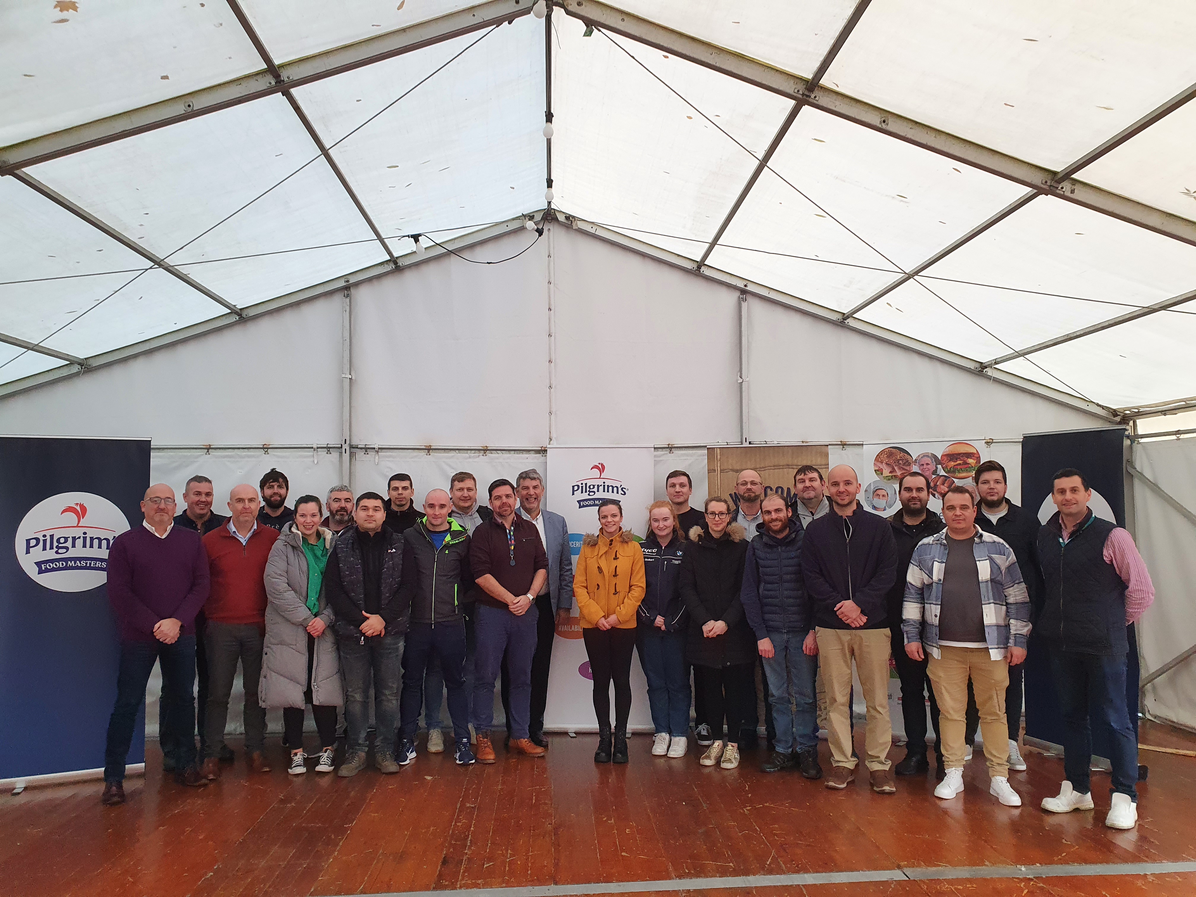 DFMM class visit Pilgrim's Food Masters Shilleagh Co. Wicklow