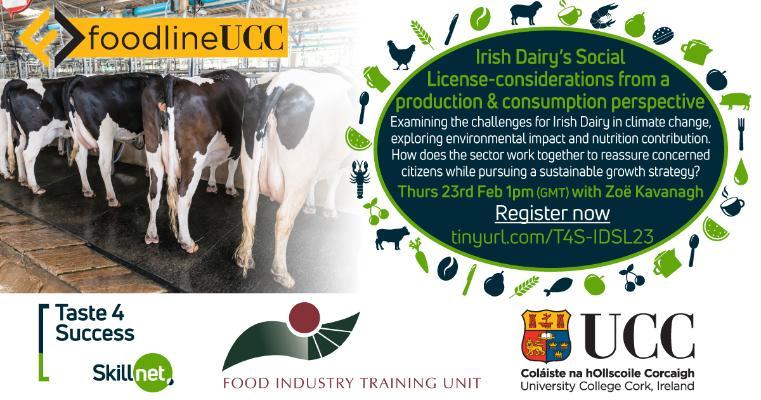 Free Webinar:  Zoë Kavanagh - Irish Dairy's Social License